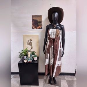 VNTG 1970'S PRAIRIE MAXI SKIRT